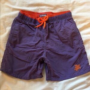 Vilebrequin Boys Purple and Orange Swim Shorts